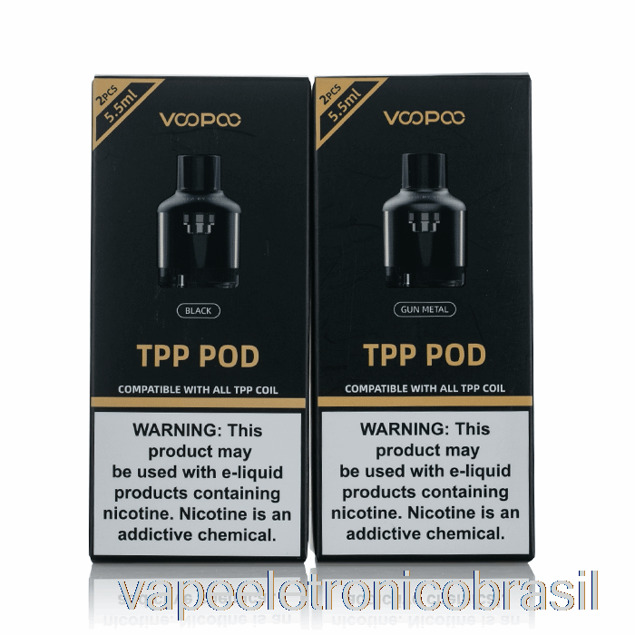 Vape Recarregável Voopoo Tpp Substituição Pods Prata